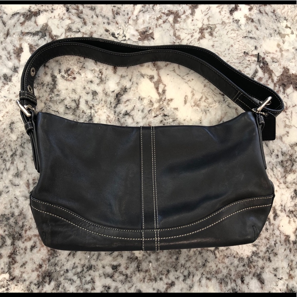 Coach leather handbag